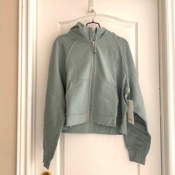 Lululemon Scuba Oversized Full-Zip * Silver Blue Size XS/S NWT - Picture 3 of 11